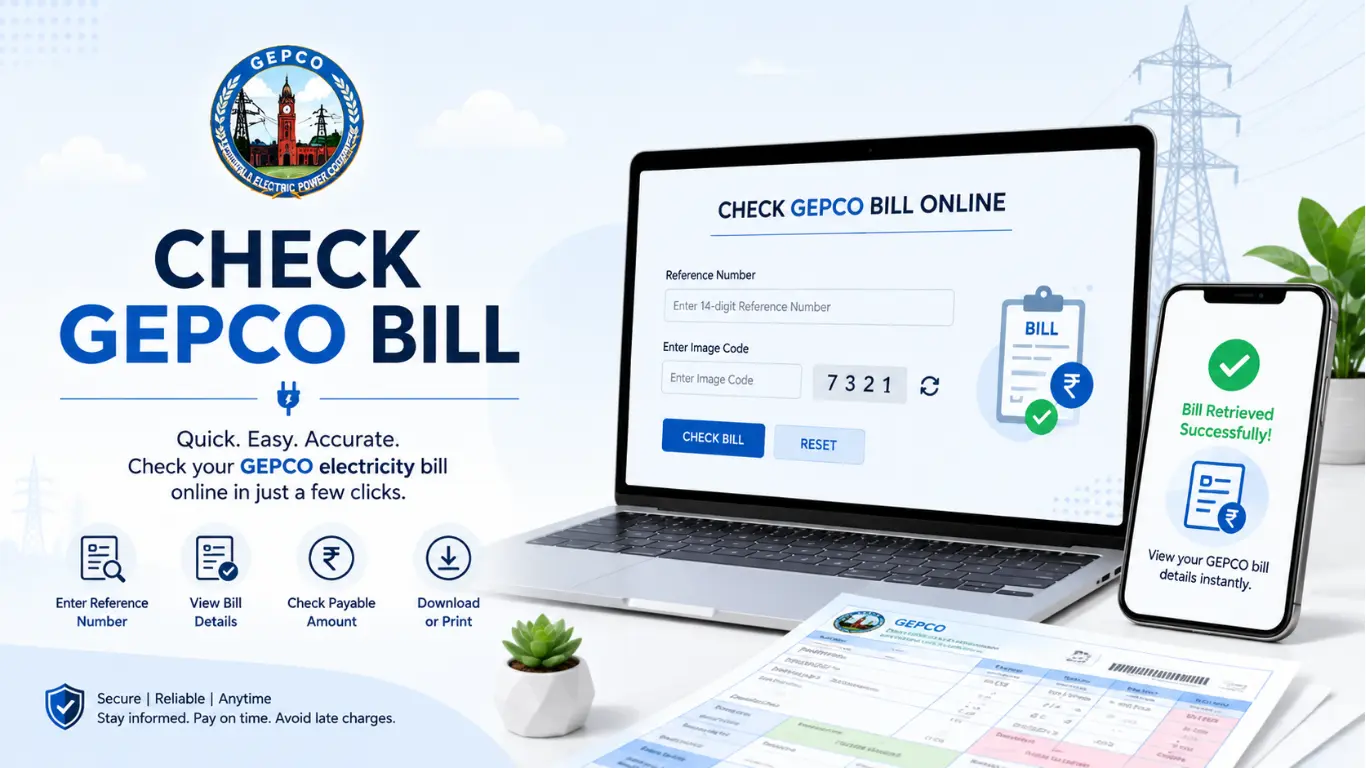 GEPCO Bill Check