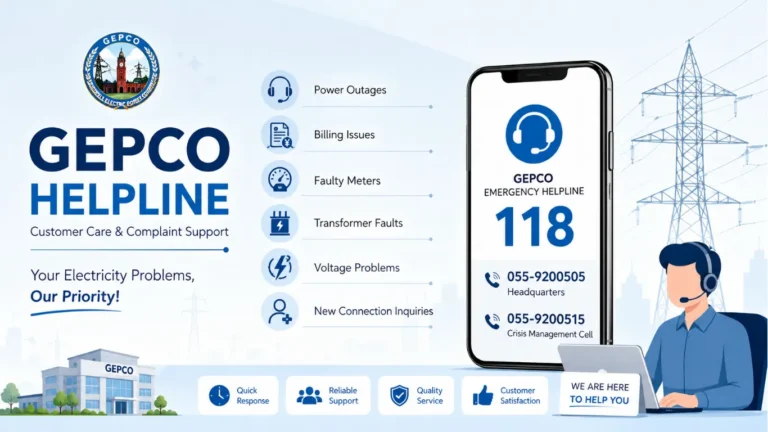 GEPCO Helpline